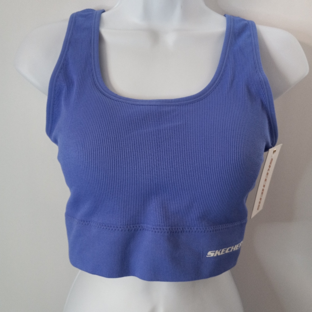 Skechers Ribbed Pullover Sports Bra